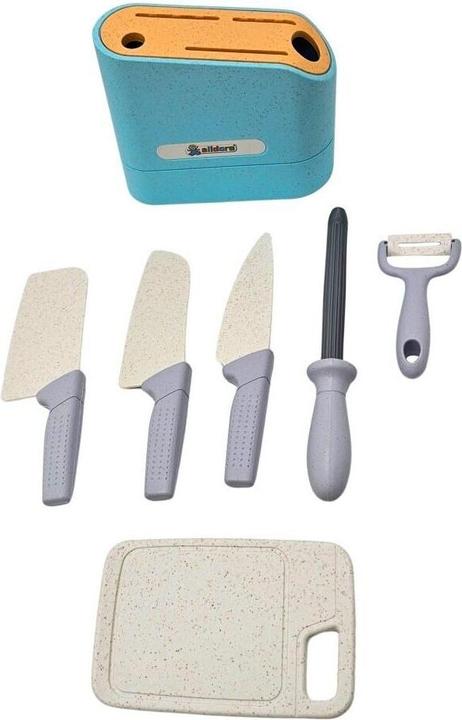 Produktbild Alldoro Messerblock für die Kinderküche, 7-teilig, eco-friendly