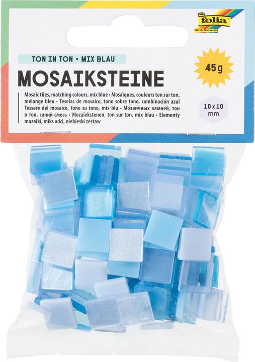 Produktbild Folia Mosaiksteine TON IN TON MIX, 45g, 10x10mm