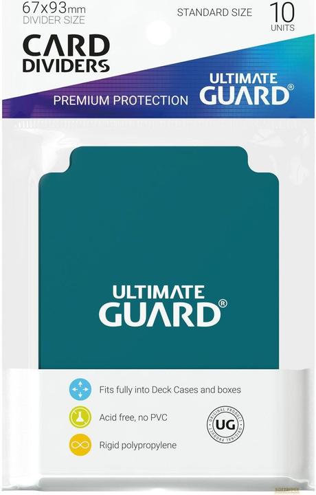 Ultimate Guard Kartentrenner Standardgrösse Petrolblau 10