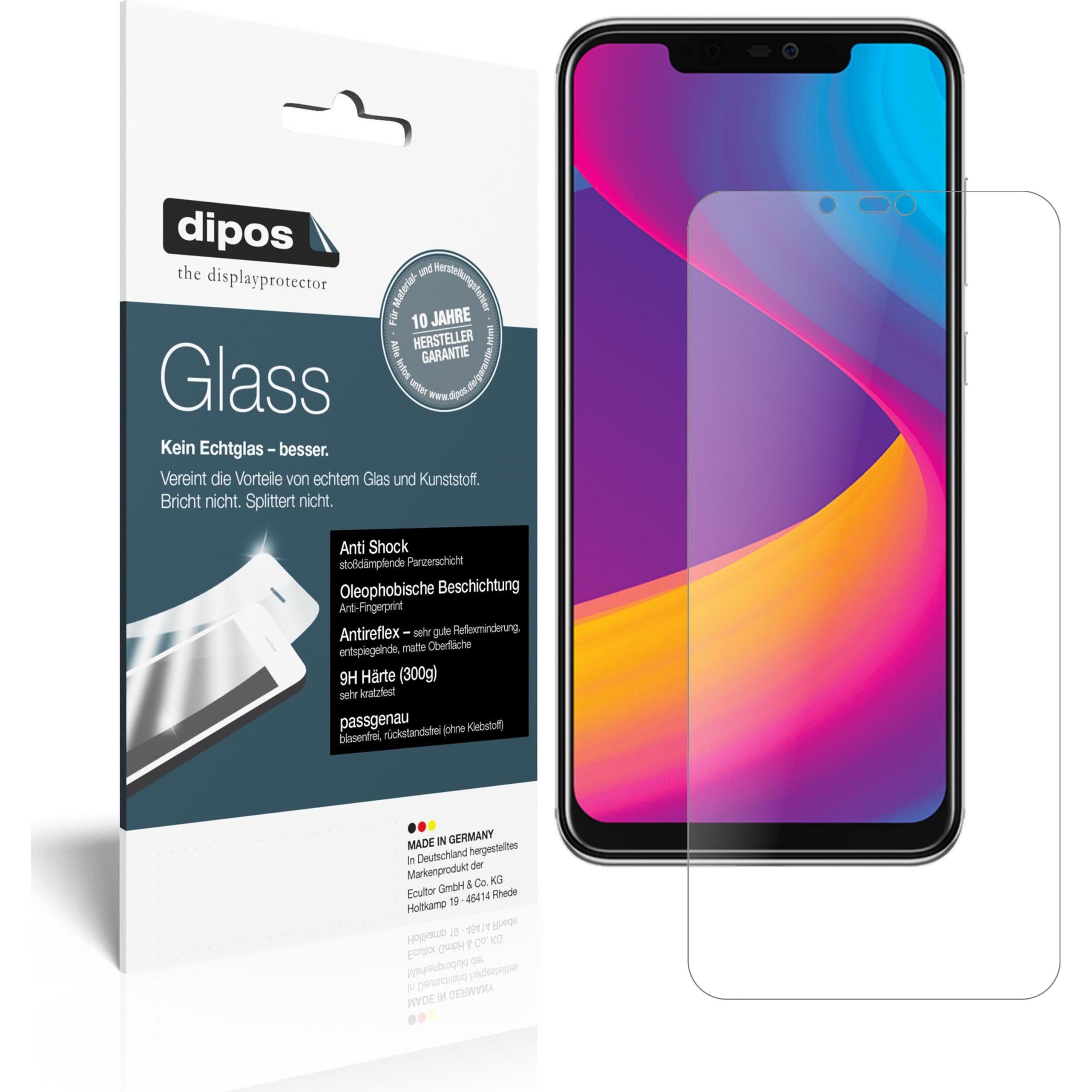 Dipos Displayschutz Anti-Shock (1 Stück, Panasonic Eluga X1), Smartphone Schutzfolie, Transparent
