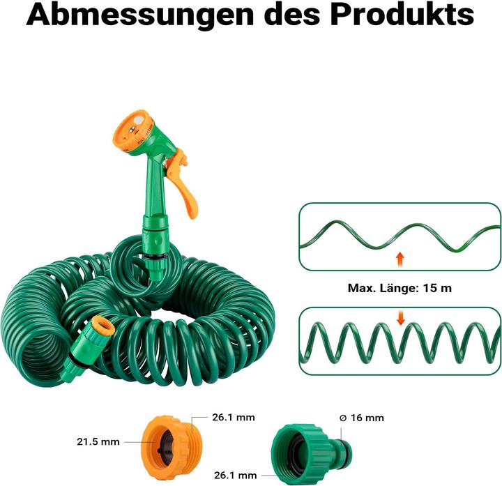 Produktbild Wiltec Spiralschlauch (15 m)