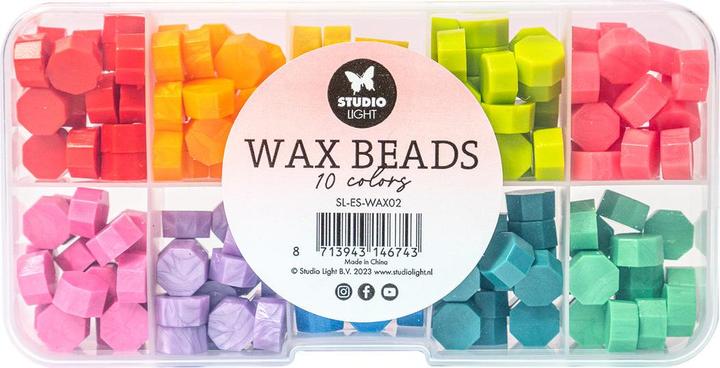 Produktbild art by marlene Wachsperlen 10 Farben Essentials Tools