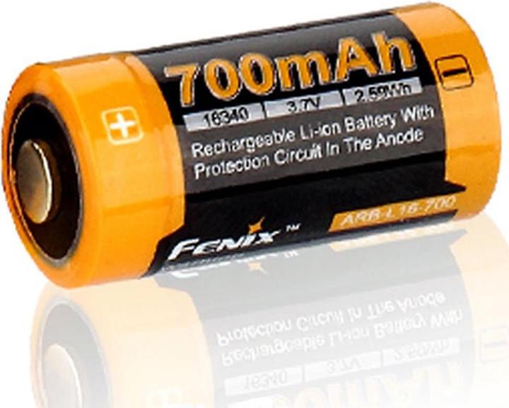 Actual product image Fenix Battery CR123 A 2 pieces and quick charger (2 pcs., CR123A, 760 mAh, Rechargeable battery)
