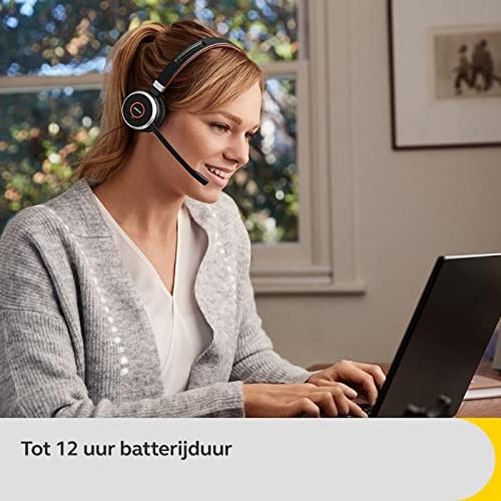 Actual product image Jabra Evolve 65 SE UC Duo (Wireless, USB-A)