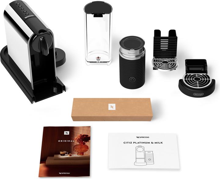 Image du produit De'Longhi Nespresso CitiZ Platinum&Milk (NESPRESSO Original)