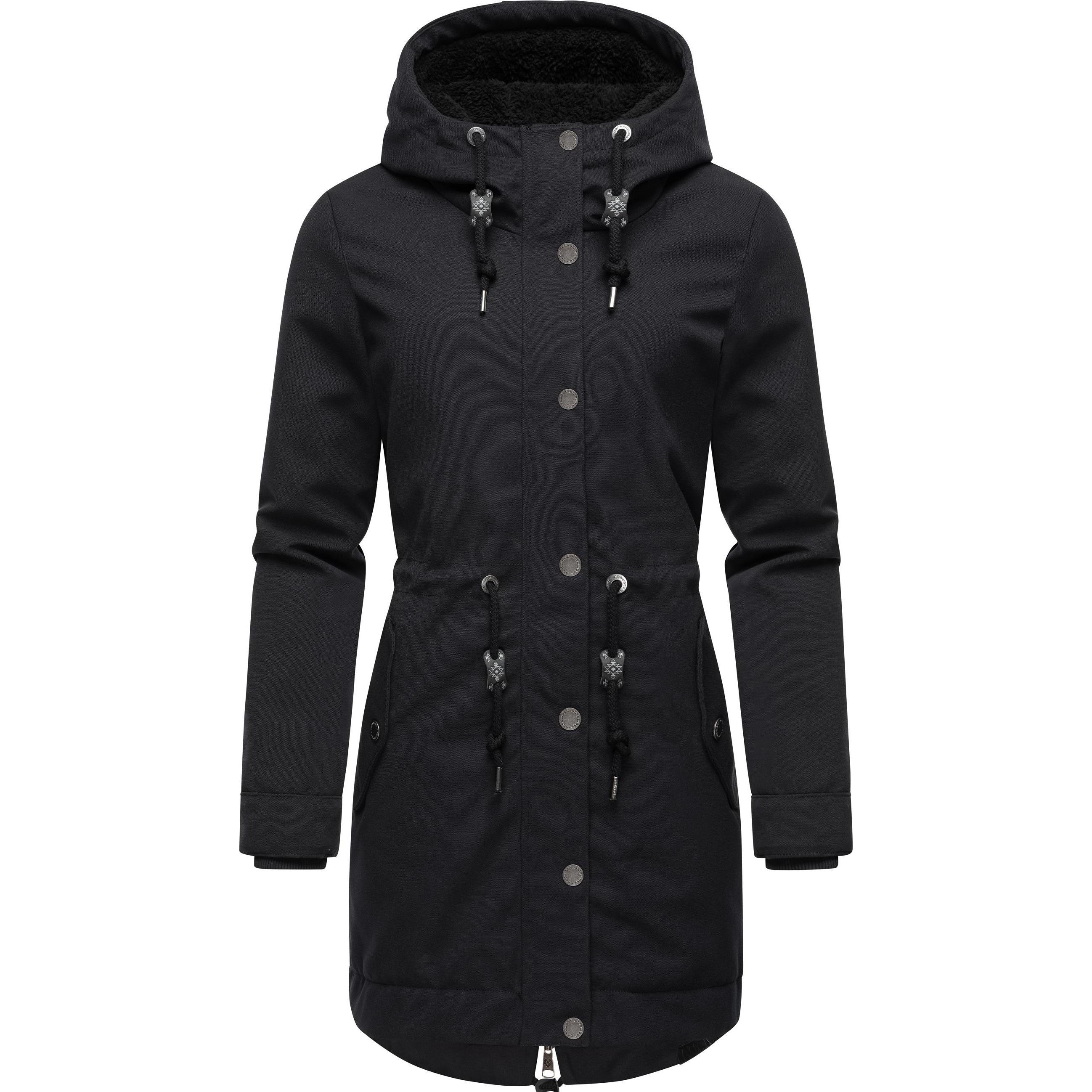 Ragwear, Damen, Jacke, Canny Canvas (5XL), Schwarz, 5XL
