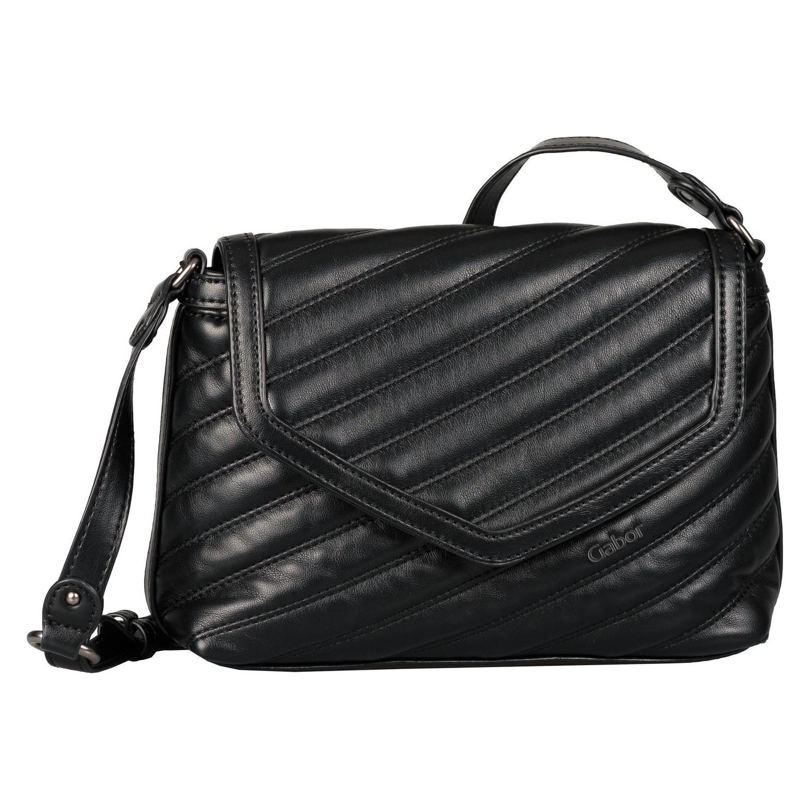Gabor, Damen, Handtasche, Camila Flapbag, Schwarz