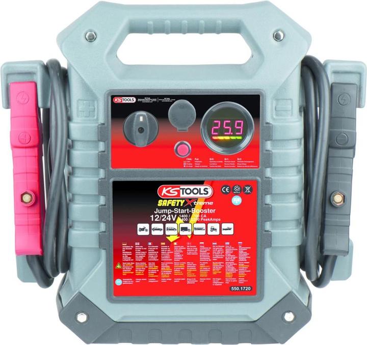 Actual product image KS Tools Energy station booster 12/24 V. 1400 - 700 A (2200 A, 22000 mAh)