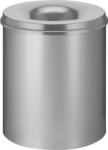 Productafbeelding Vepa Bins Oud papierbak, zelfdovend, 80 l, HxØ 540x465 mm, grijs lichaam/bluskop grijs (80 l)