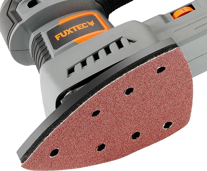 Image du produit Fuxtec Ponceuse vibrante sans fil 20V FX-E1MS20 SET avec 1 x batterie 2Ah, 1 x chargeur 1A (Ponceuse vibrante)
