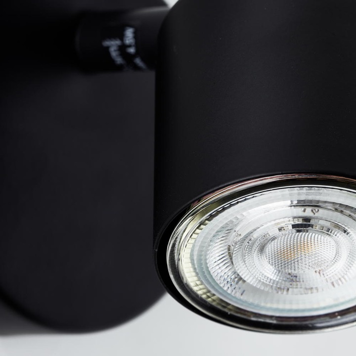 Produktbild Brilliant Andres LED Wandspot schwarz matt (345 lm, GU10)
