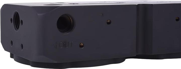 Actual product image Alphacool Ice Sheet D5 Dual Brass Attachment - Deep Black