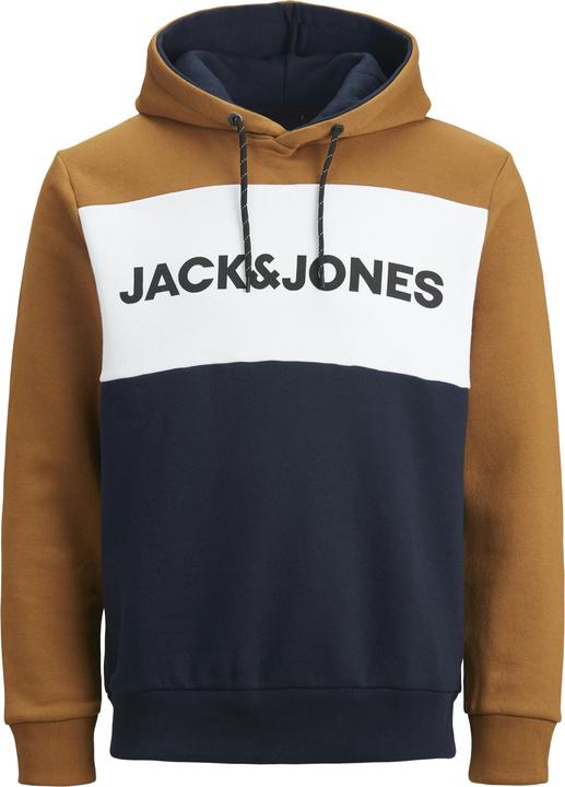 Produktbild Jack & Jones Pullover Sweatshirt mit Kapuze JJELOGO BLOCKING SWEAT HOOD - 4774 (M)