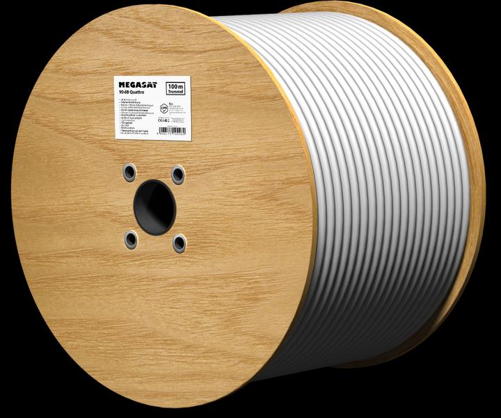 Actual product image Megasat Coax 90dB Quattro Cable 100m (90 dB, Antenna cable)