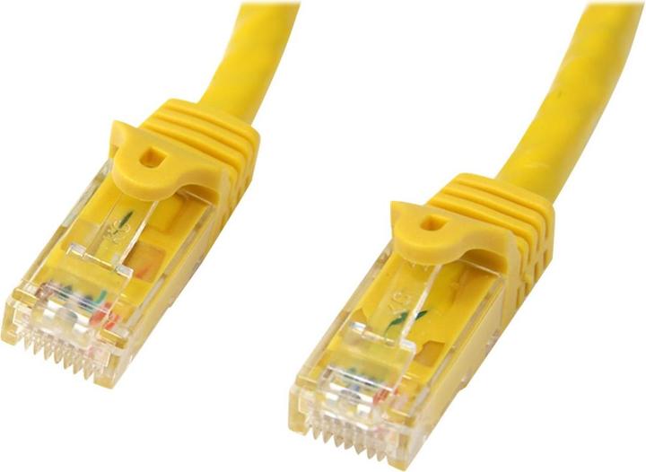 Actual product image StarTech 1 m yellow snagless Cat6 UTP patch cable - ETL-tested - N6PATC1MYL (UTP, CAT6, 1 m)