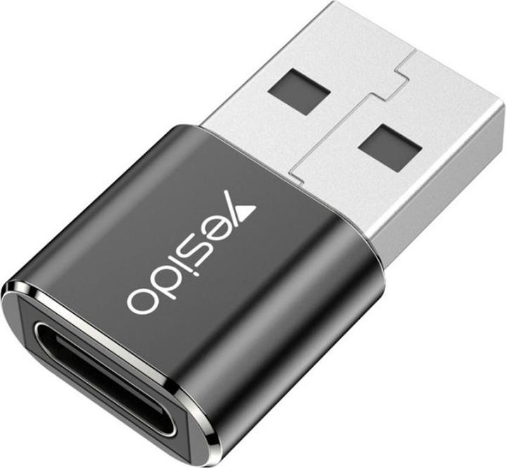 Produktbild Yesido GS09 Mini Aluminum Alloy Usb Type-c U-Disk Card Reader Mouse Convert OTG Adapter (USB)