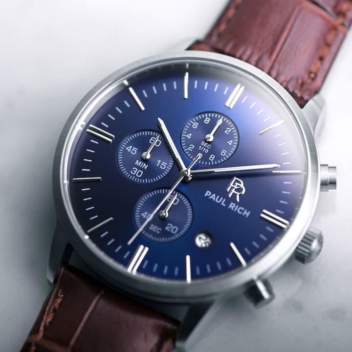 Produktbild Paul Rich Chronograph Mariner Brown Leather (Analoguhr, 42 mm)