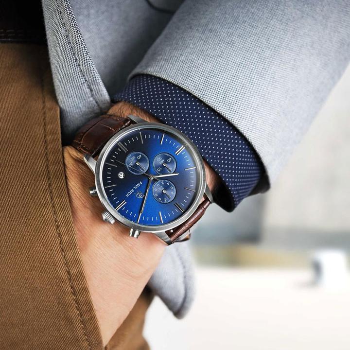 Produktbild Paul Rich Chronograph Mariner Brown Leather (Analoguhr, 42 mm)
