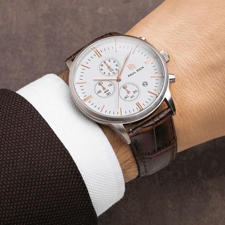 Actual product image Paul Rich Chronograph Porter (Analogue wristwatch, 42 mm)