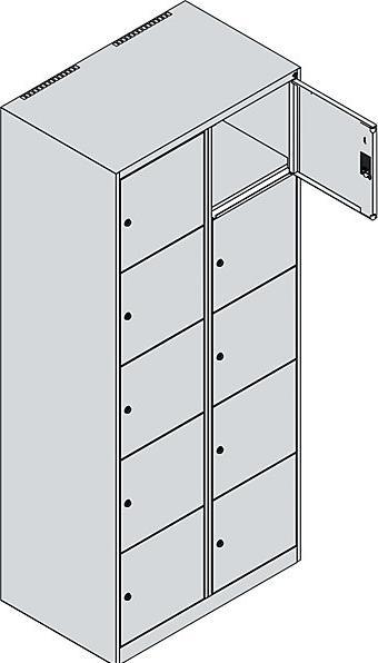 Actual product image C+P Classic PLUS locker cabinet (80 cm, 185 cm)