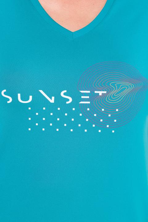 Immagine prodotto Ulla Popken Maglia funzionale ad asciugatura rapida con scollo a V e mezze maniche (42, 44)