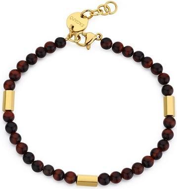 Sagapo S'Agapo Riot Srt17 Tiger Eye Beaded Bracelet