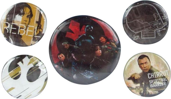 Star Wars Set di distintivi Rogue One Ribelle in confezione da 5 pezzi