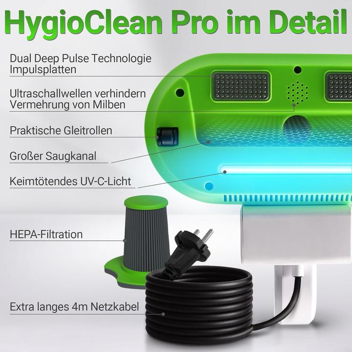 Produktbild Heimwert Milbensauger für Matratzen & Polster mit UV-C Licht
