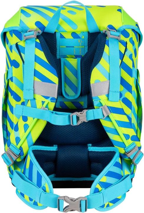 Actual product image Derdiedas ErgoFlex Tiny Exklusiv Neon 5-Piece School Backpack Set Monster (21 l)