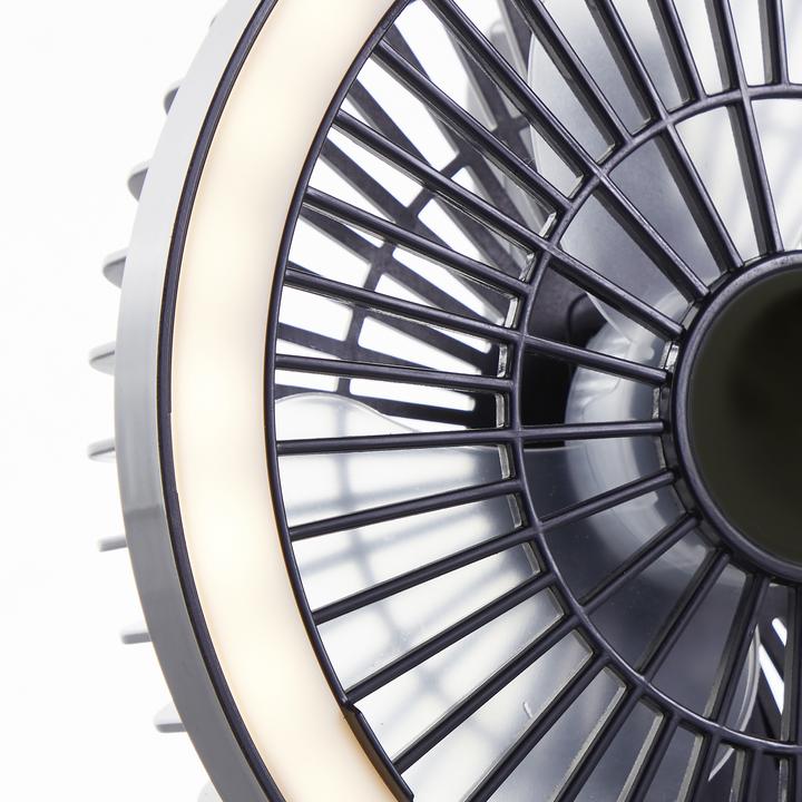 Actual product image Brilliant Vesto LED desk lamp with fan black