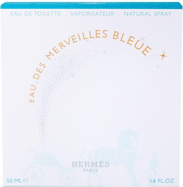Actual product image Hermès Hermes Eau Des Merveilles Bleue Eau De Toilette Spray (Eau de toilette, 50 ml)
