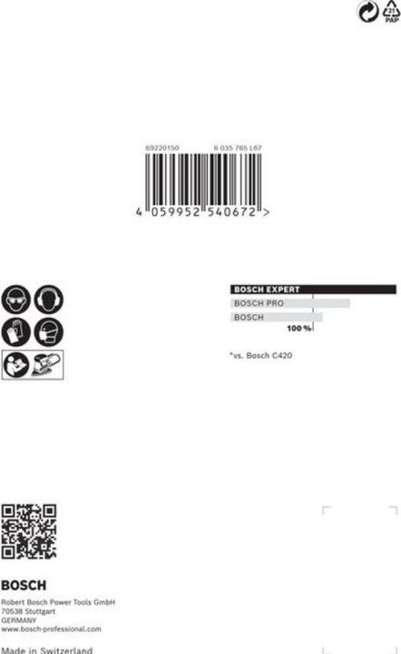 Produktbild Bosch Professional Zubehör EXPERT M480 Schleifnetz für Multischleifer 100 x 150 mm, G 180, 10-tlg. (180)