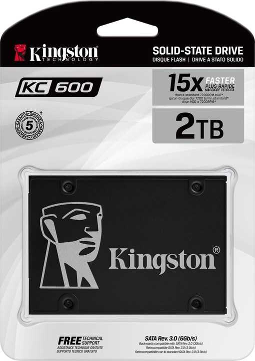 Image du produit Kingston KC600 (2048 Go, 2.5")
