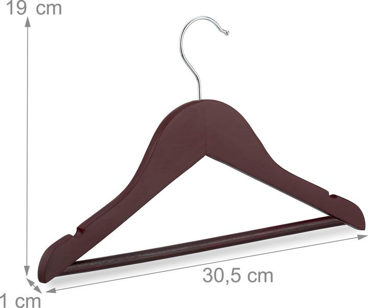 Actual product image Relaxdays 20x children's clothes hangers (20 x)