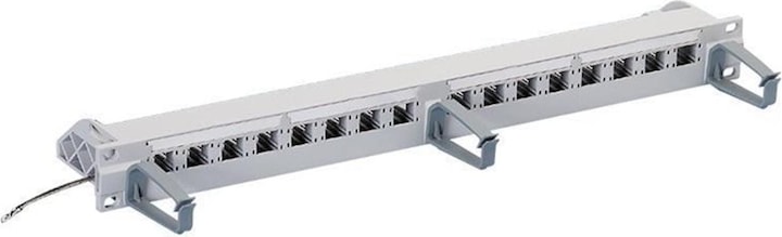 Produktbild R&M Patchpanel 16 Port Kat. 6 1HE 19 leer, geschirmt