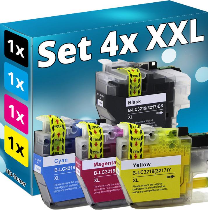 Produktbild Druckfuxx Set 4x XL TINTE PATRONEN kompatibel BROTHER MFC J5330DW J5335DW J5730DW J5930DW