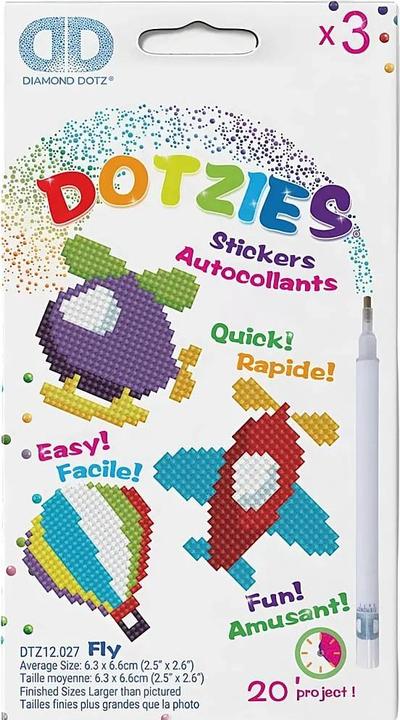 Diamond Dotz Diamond Painting Sticker Flugzeuge