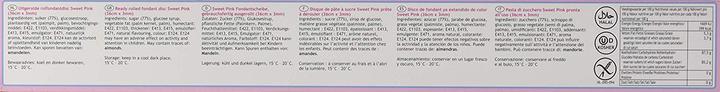 Nutritional values and ingredients idiS Fondant rolled out (1 x)