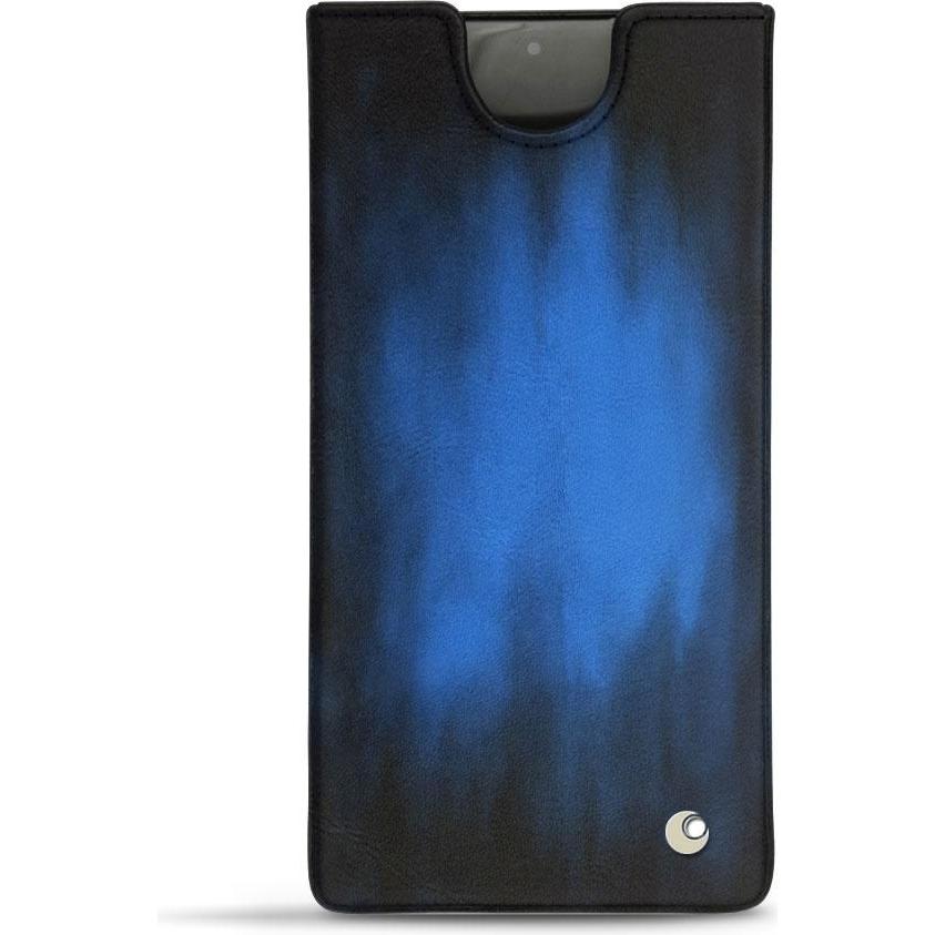 Noreve Lederschutzhülle (Samsung Galaxy Note 10+), Smartphone Hülle, Blau