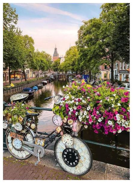 Image du produit Ravensburger Vélo et fleurs à Amsterdam​ (1000 pièces)