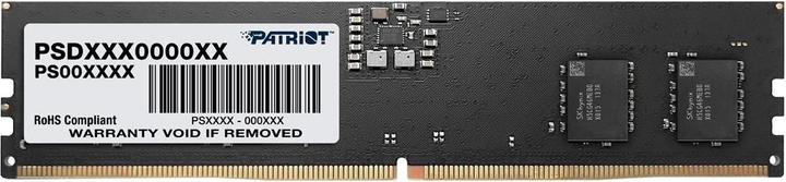 Voedingswaarden en ingrediënten Patriot Signature Geheugen, DDR5, 16 GB, 4800MHz, CL40 (PSD516G480081) (1 x 16GB, 4800 MHz, DDR5 RAM, DIMM 288 pin)