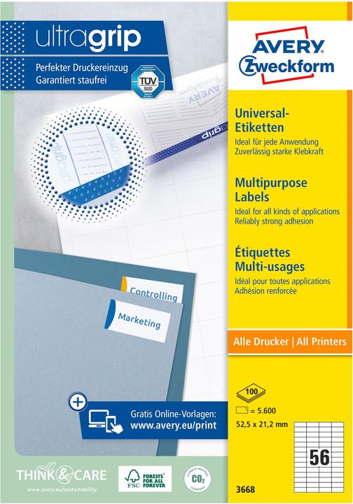 Productafbeelding Avery Universele etiketten