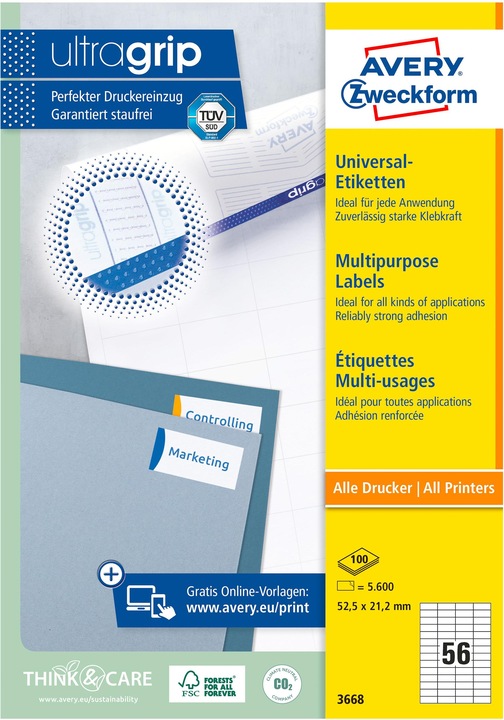 Productafbeelding Avery Universele etiketten