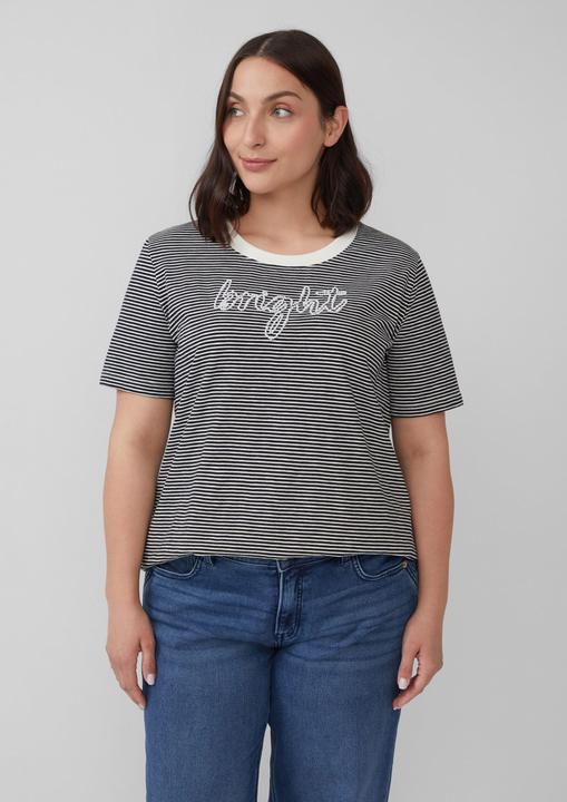 Produktbild S.Oliver T-Shirt Streifenshirt mit Schmuckperlen (50)