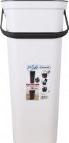 Produktbild Tontarelli 38 l weisser Moda-Behälter mit Griff (38 l)