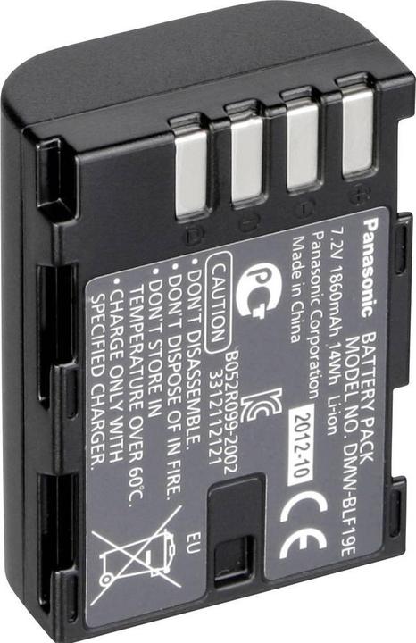 Actual product image Panasonic Dmw-Blf19e (Camera battery)