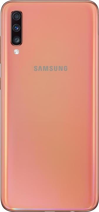 Produktbild Samsung Galaxy A70 EU (128 GB, Coral, 6.70", Dual SIM, 32 Mpx, 4G)