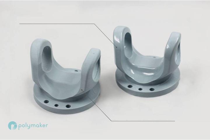 Actual product image Polymaker PJ01003 PolySmooth Filament polishable 1.75 mm 750 g slate grey 1 (PVB, 1.75 mm, 750 g, Grey)