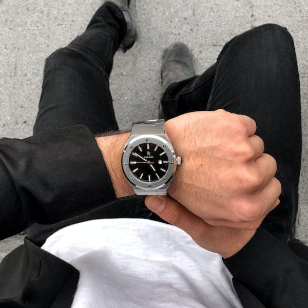 Actual product image Paul Rich Signature Carbon Black (Analogue wristwatch, 45 mm)