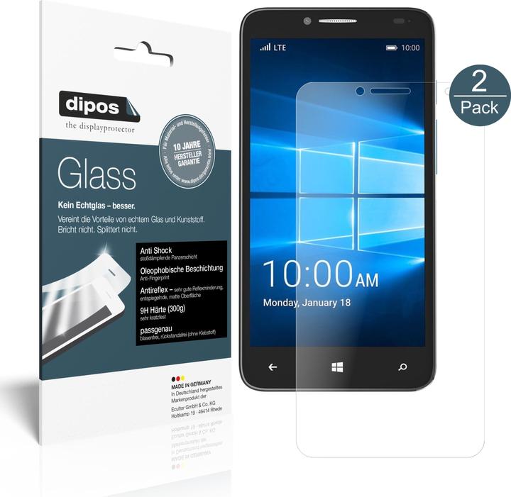 Actual product image Dipos Screen Protector Anti-Shock (2 pcs., Alcatel Idol 4 Pro)
